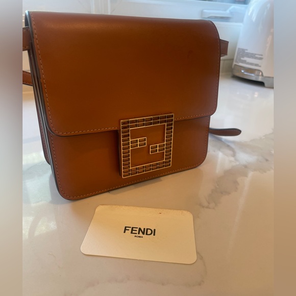 Fendi brown “Forever Fendi” Fab bag - Picture 16 of 17